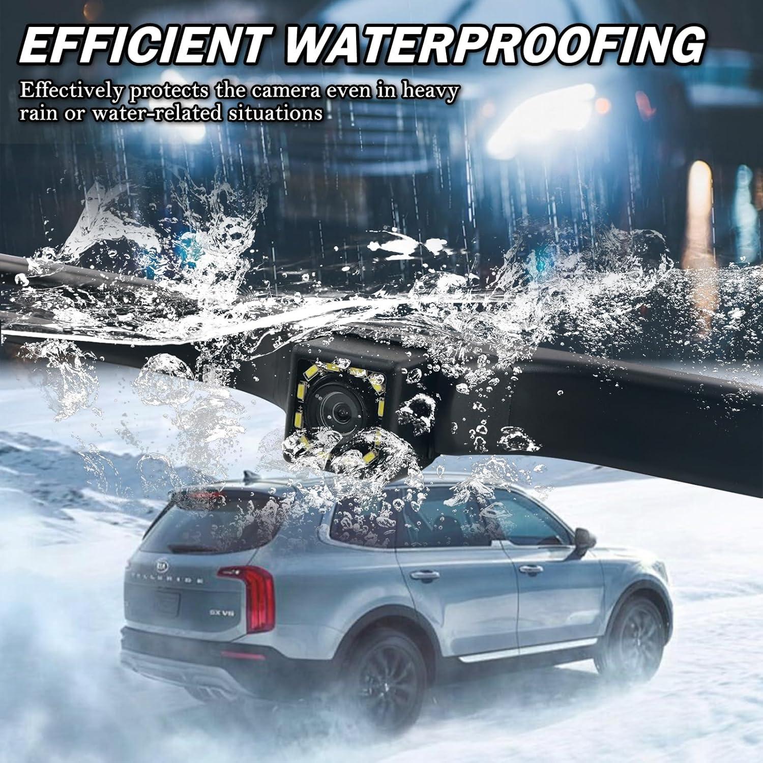 Cámara de Respaldo Figpade con Monitor y Visión Nocturna