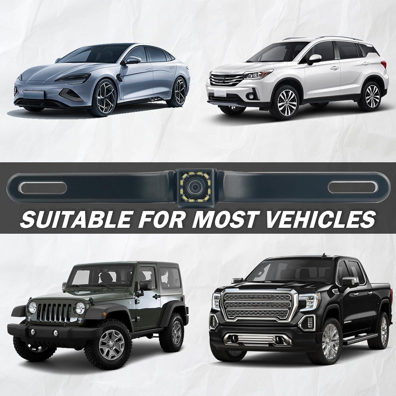 Cámara de Respaldo Figpade con Monitor y Visión Nocturna