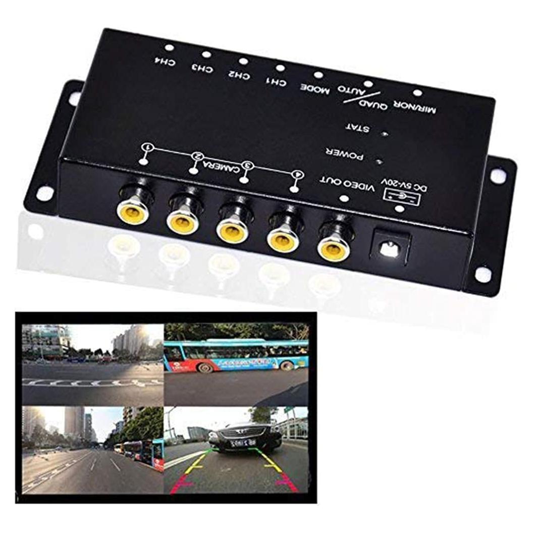 Caja Combinadora de Interruptor de Imagen Auto Wayfeng WF - 4 Canales