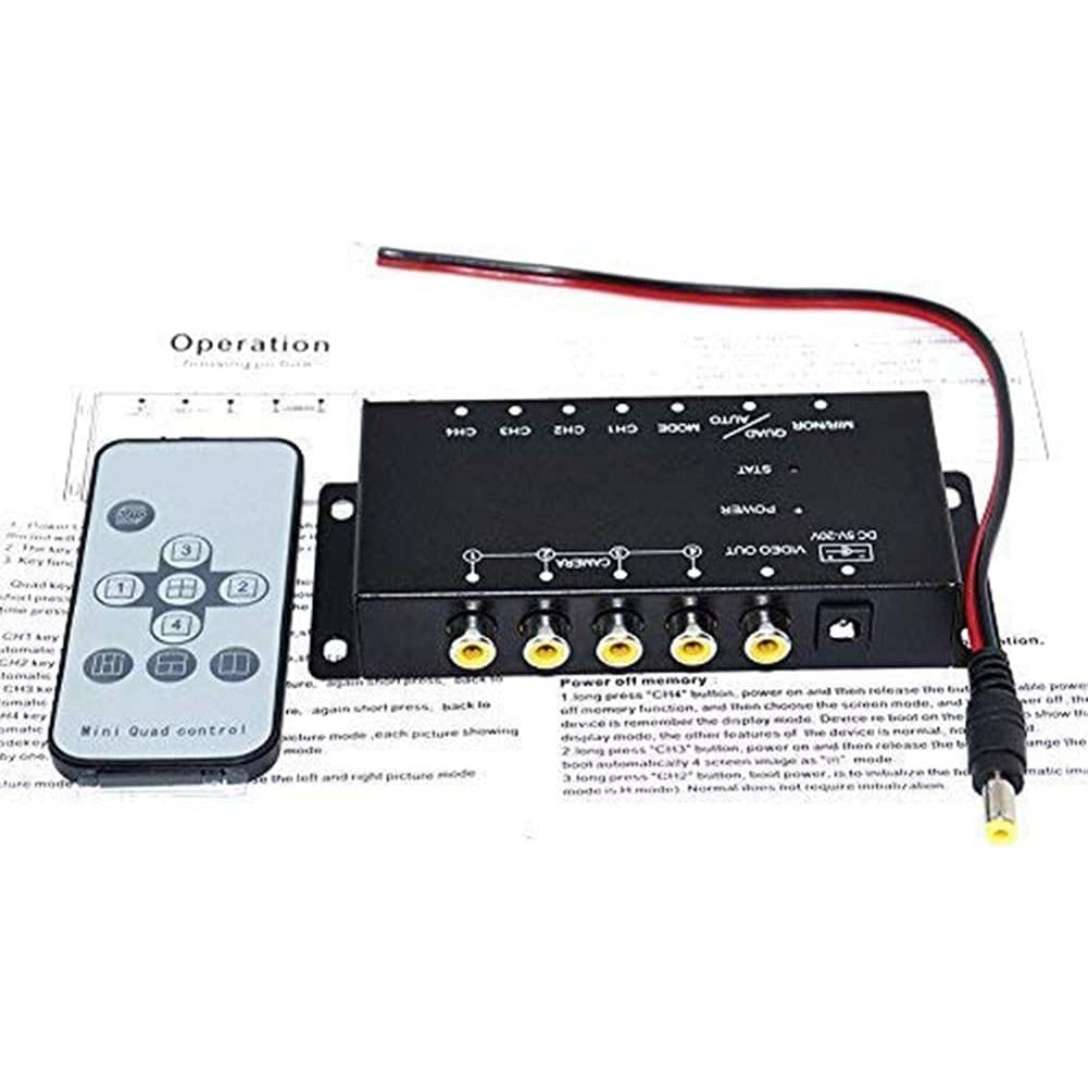 Caja Combinadora de Interruptor de Imagen Auto Wayfeng WF - 4 Canales