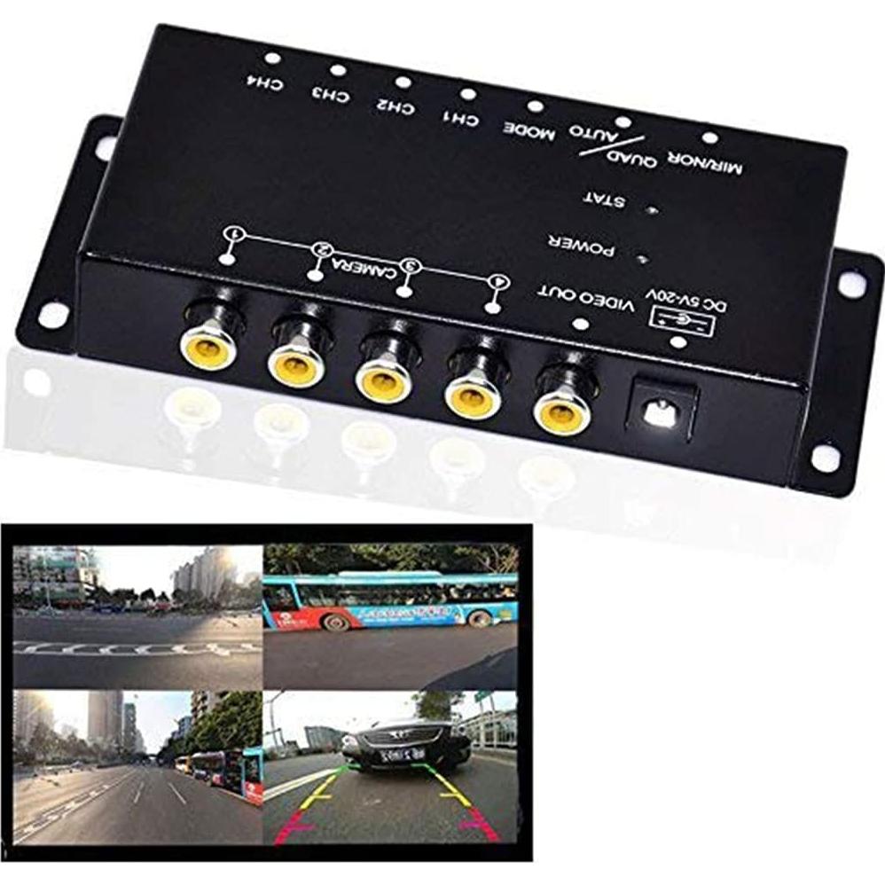 Caja Combinadora de Interruptor de Imagen Auto Wayfeng WF - 4 Canales