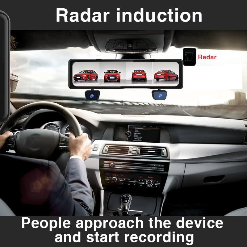 Dash Cam 4 Cámaras 1080P WDHOICAR Pantalla Táctil GPS