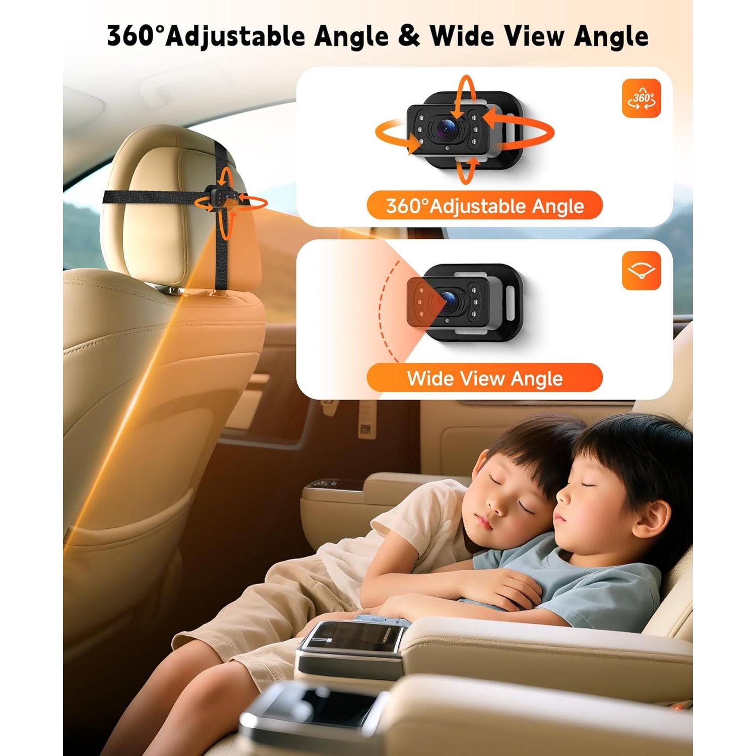 Cámara para Bebés Rimoody 4.3" HD con Visión Nocturna