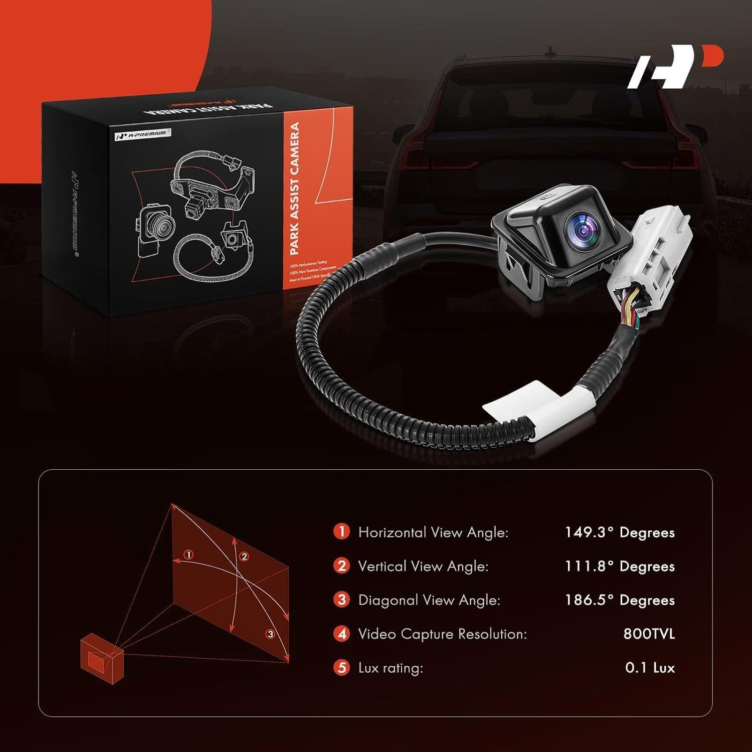 Cámara de Asistencia de Estacionamiento A-Premium Chevrolet Impala 2014-2020