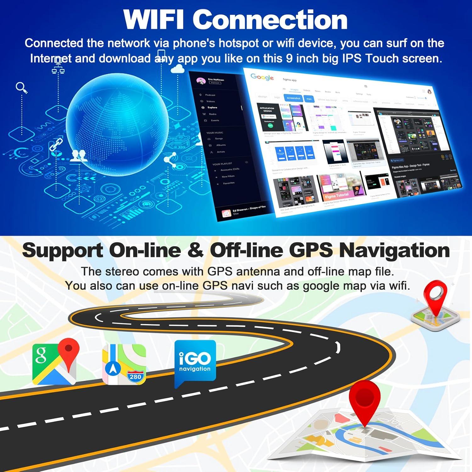 Radio de Coche Android 12 Inexaccessories 9" para Toyota Camry