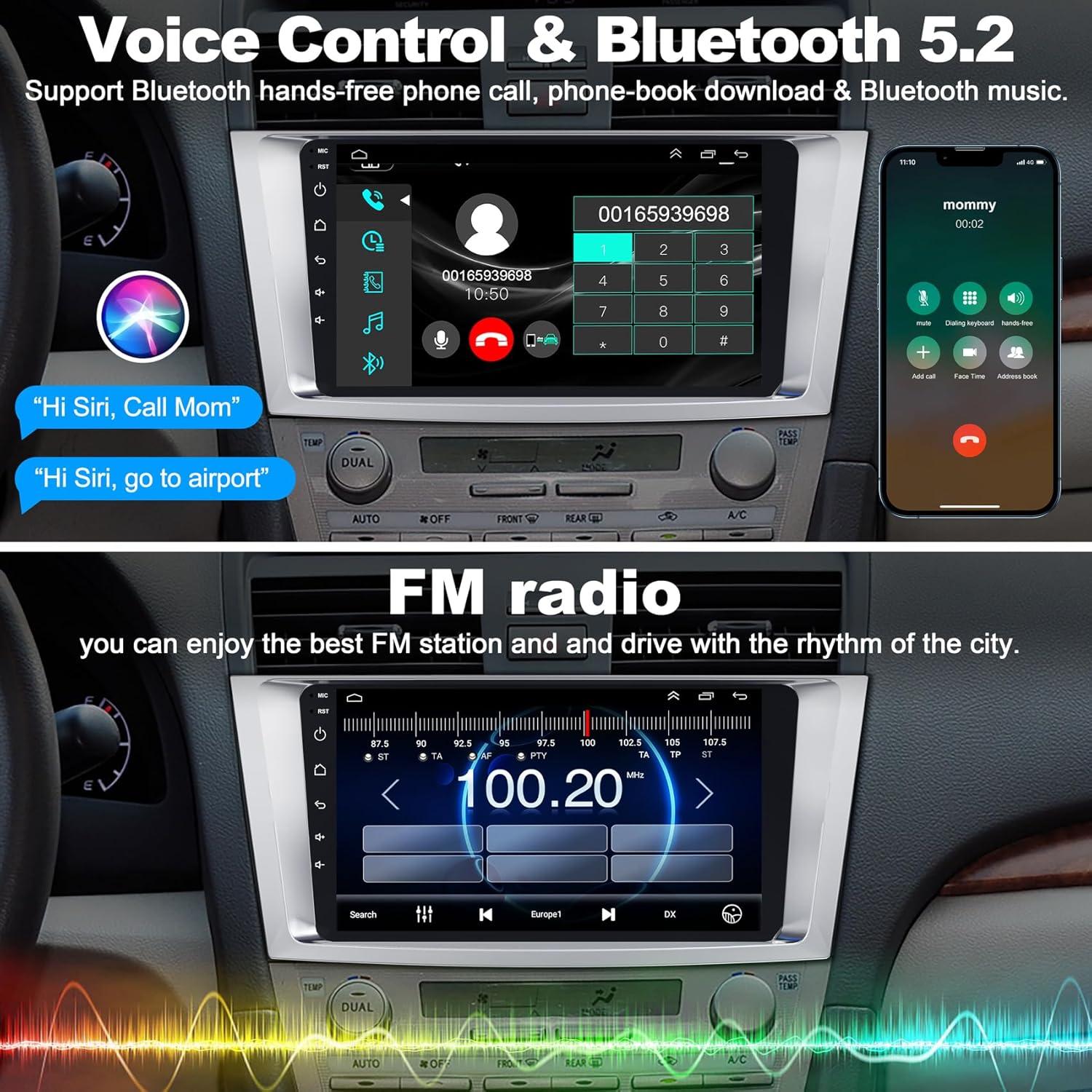 Radio de Coche Android 12 Inexaccessories 9" para Toyota Camry