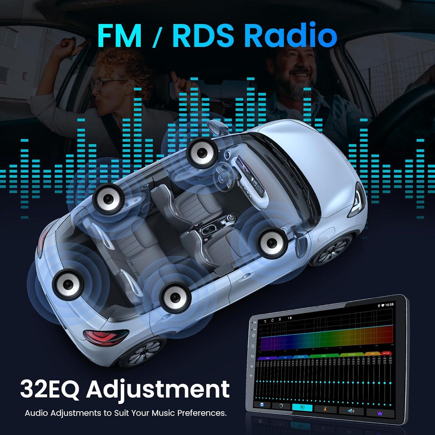 Radio Estéreo Android 13 Jerqry 4GB 64GB para Chevy 2007-2013