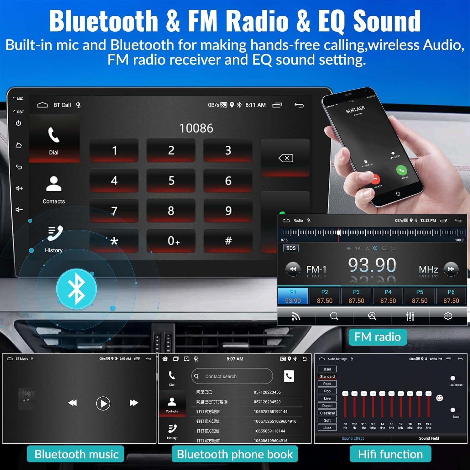 Estéreo Android 2G+64G para Honda CRV 2007-2011 GPS 9"