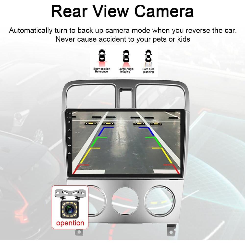 Estéreo de Coche Android 13 Subaru Forester 2002-2008 9"