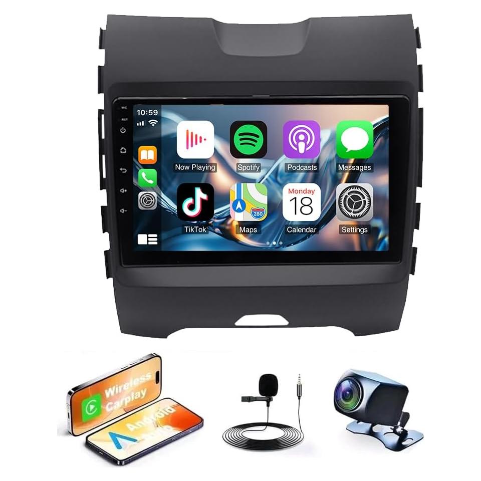Radio Estéreo Android 14 9" Loddery para Ford Edge 2015-2020