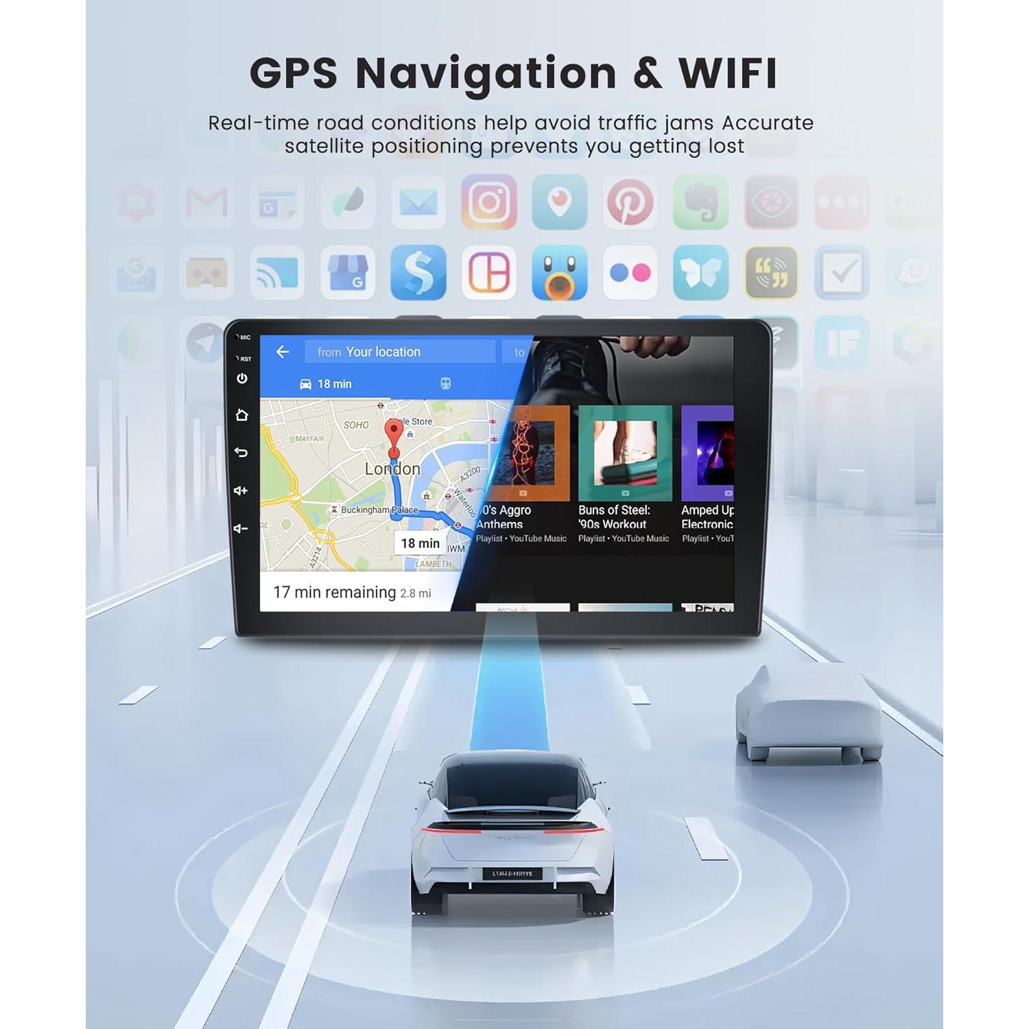 Estéreo de coche Rimoody 9" Android 2GB 64GB para Honda CRV