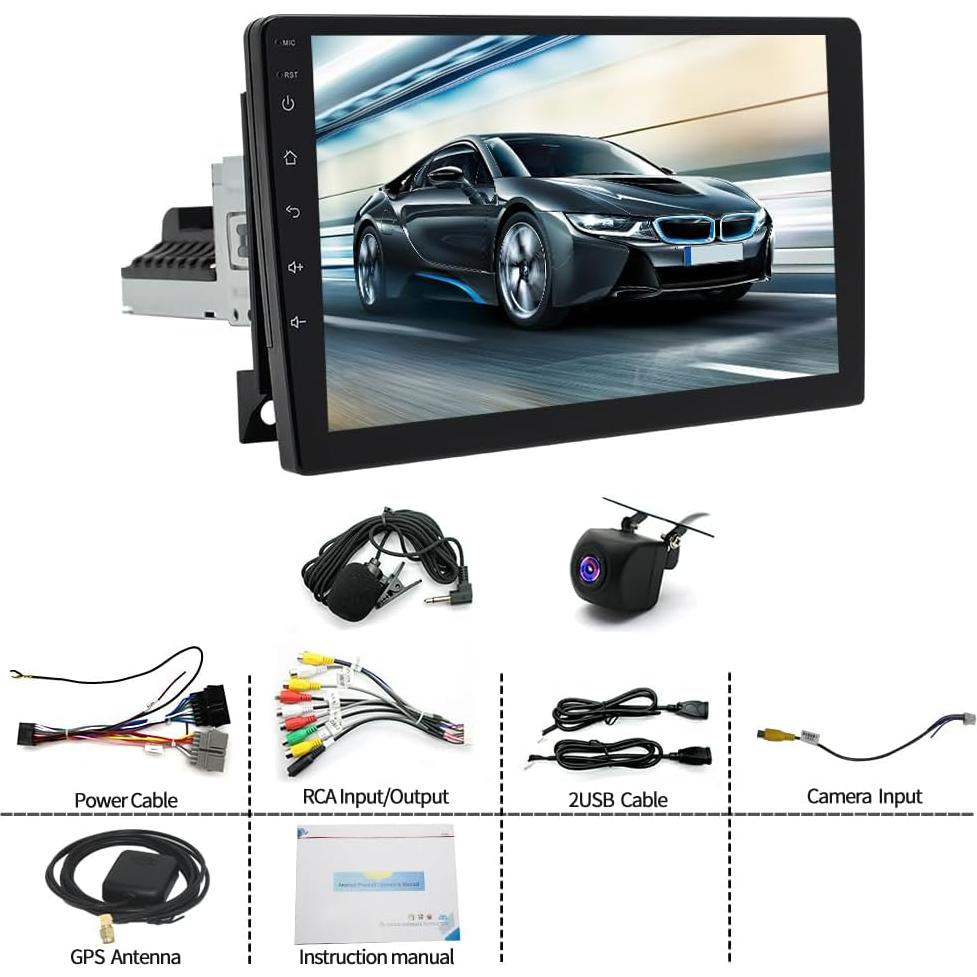 Estéreo de Coche Android 13 Ikasus 9" Pantalla Táctil GPS