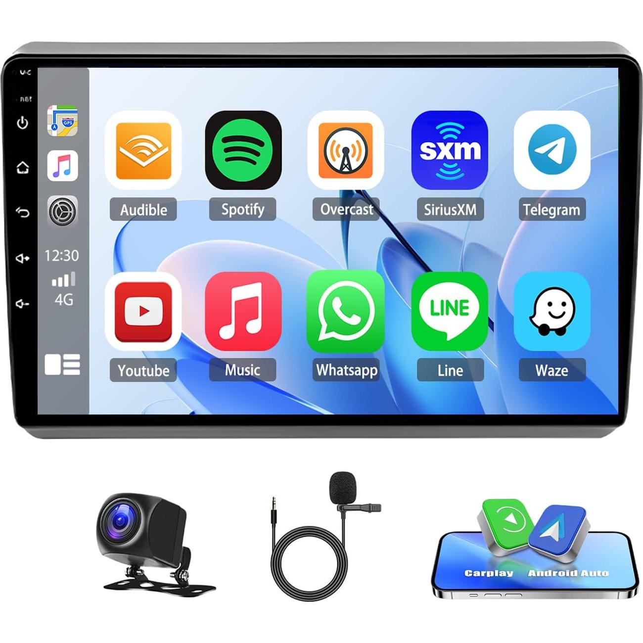 Estéreo de Coche Laueily 9" Android 13 para Dodge Dart 2012-2016