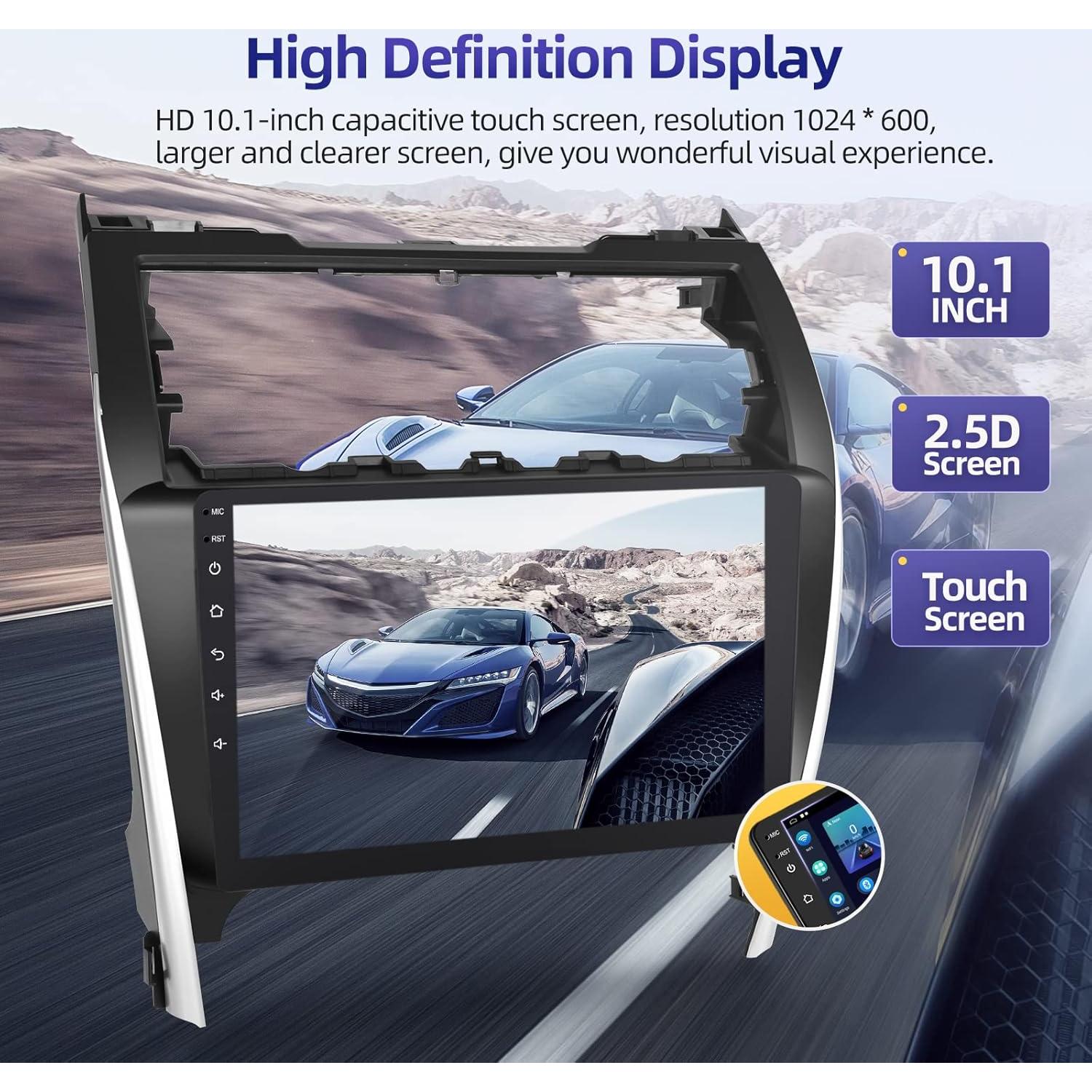 Radio de Coche Android 13 EKAT para Toyota Camry 2012-2014 10.1"