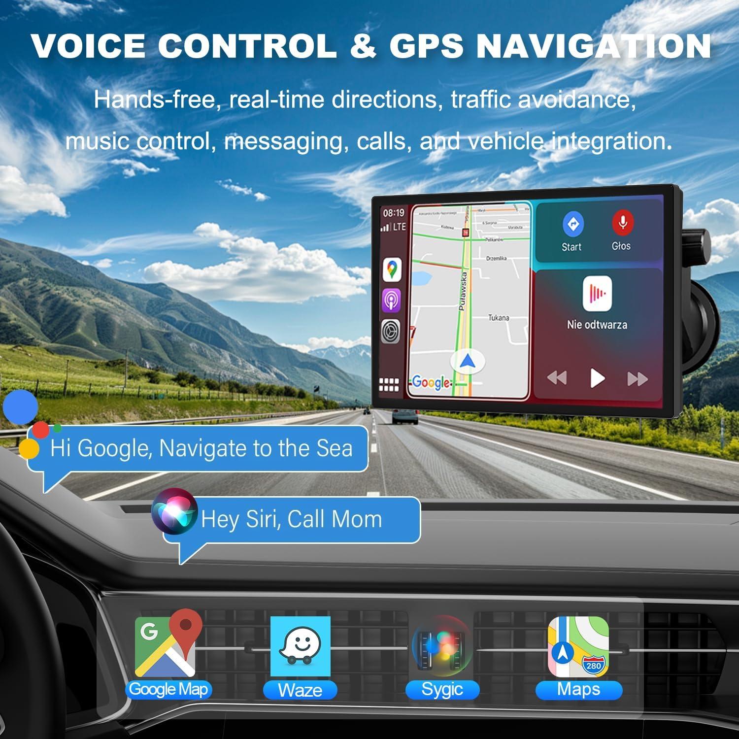 Pantalla Carplay 25HOURS HK9 9" HD con cámaras 4K y 1080P