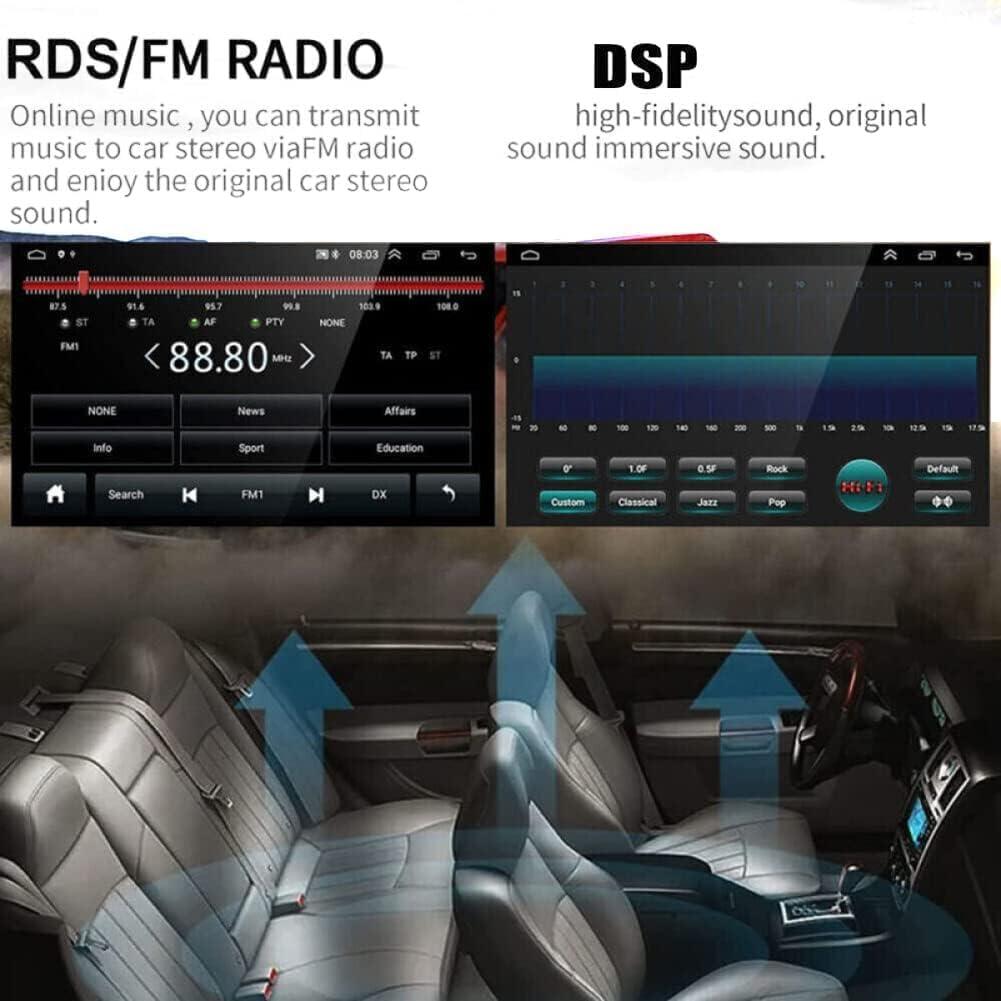 Radio Doble Din Slakerbe Android 14 9" GPS Carplay Honda CRV 2017-2021