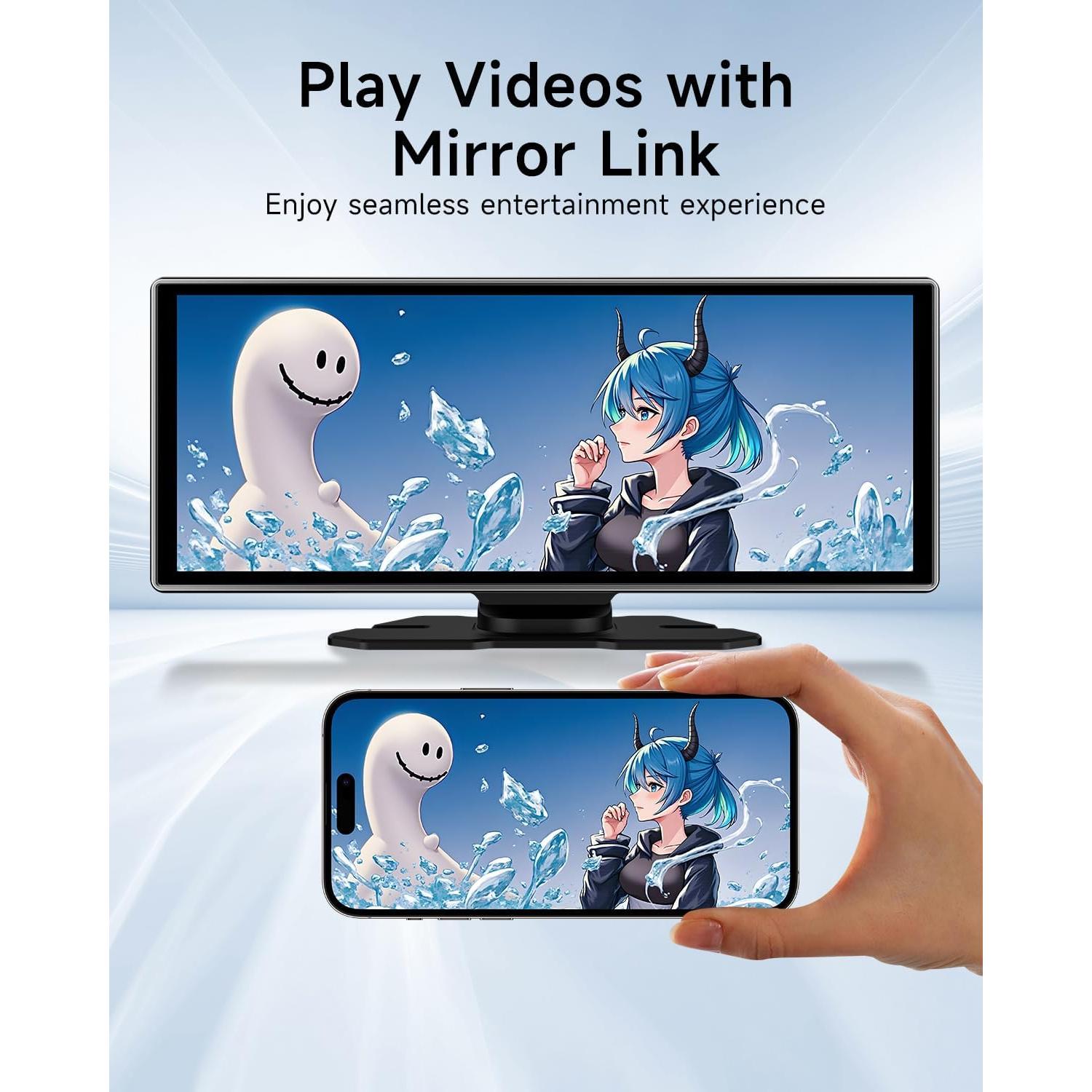 Pantalla Carplay Inalámbrica 11.26" NINEYIN con Cámara 4K