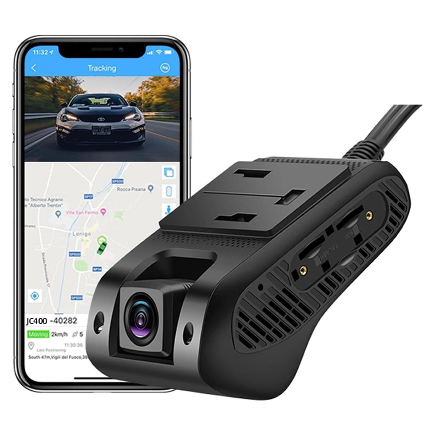 Cámara de Video 4G JIMIIOT JC400P 1080P Doble Canal GPS