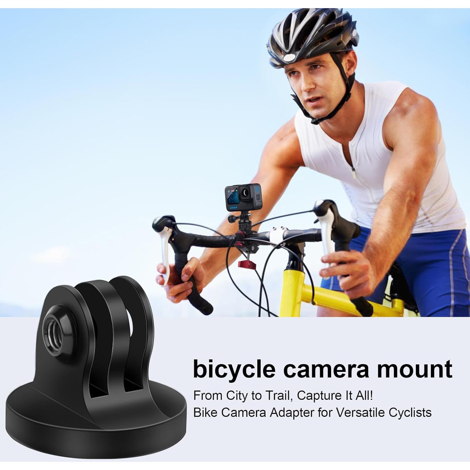 Adaptador de Montaje de Trípode Aluminio Mechrig 2 Pcs 1/4"