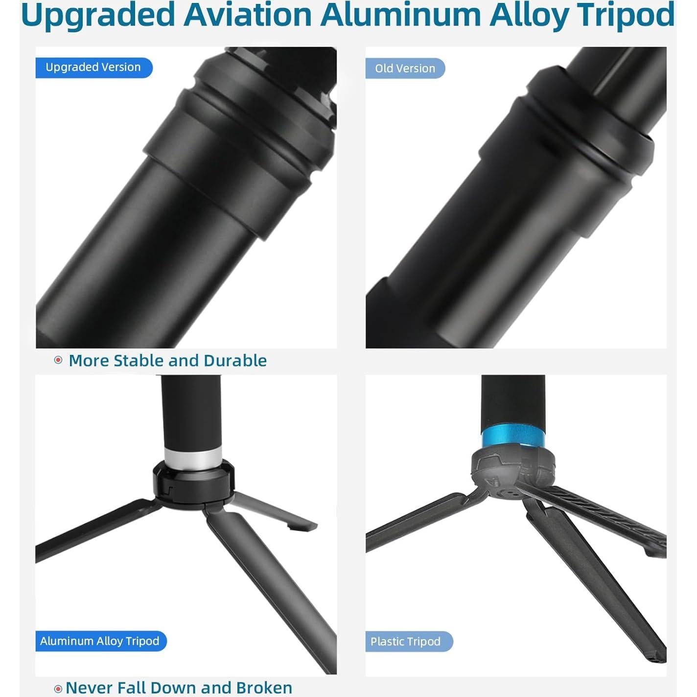 Palo Selfie AFAITH con Trípode para GoPro y Smartphones