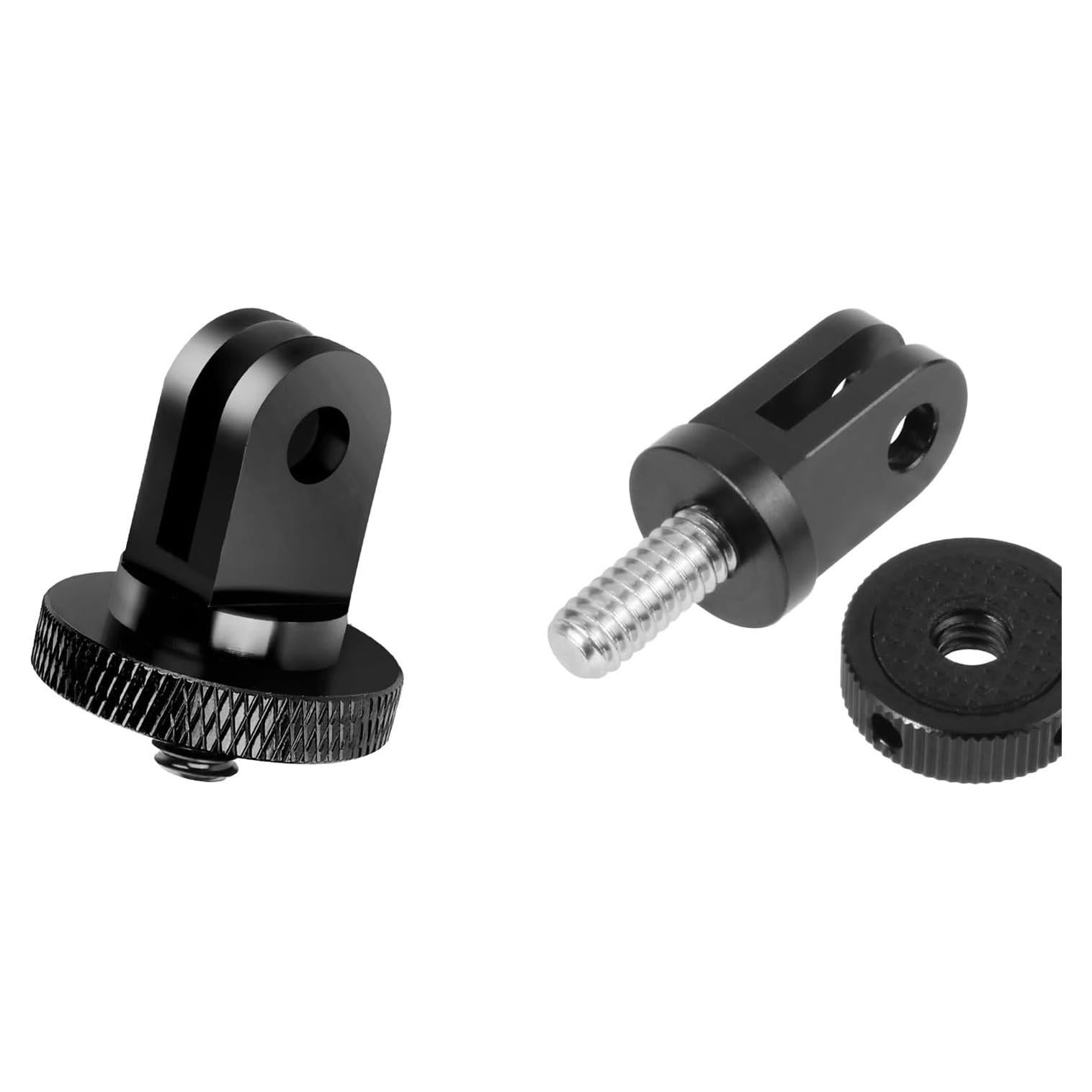 Adaptador de Montaje en Trípode 1/4"-20 para GoPro y Cámaras de Acción - 2 Piezas