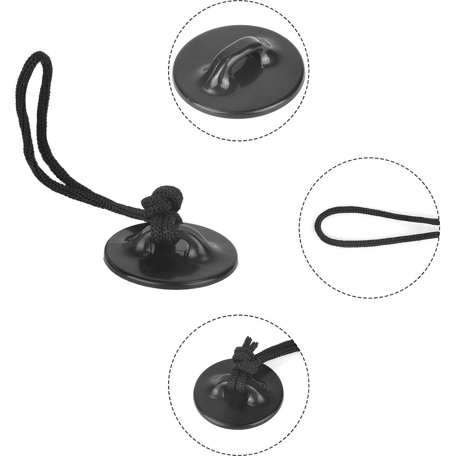 4 Correas de Seguridad para Cámara de Acción Lasuroa con Almohadillas Adhesivas