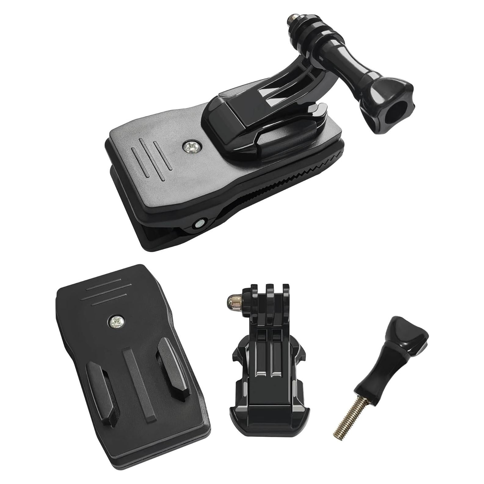 Soporte de Montaje para Cámara de Acción ThtRht - 2 Clips Ajustables