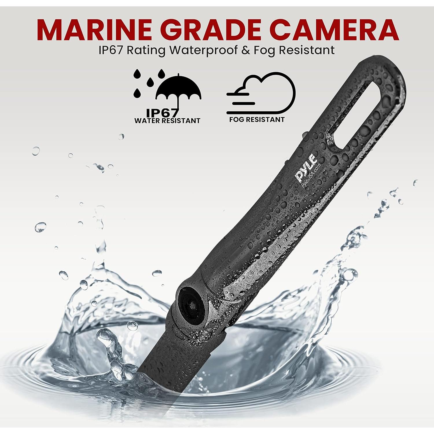 Cámara de Respaldo Pyle PLCM18BC Impermeable 420 TVL