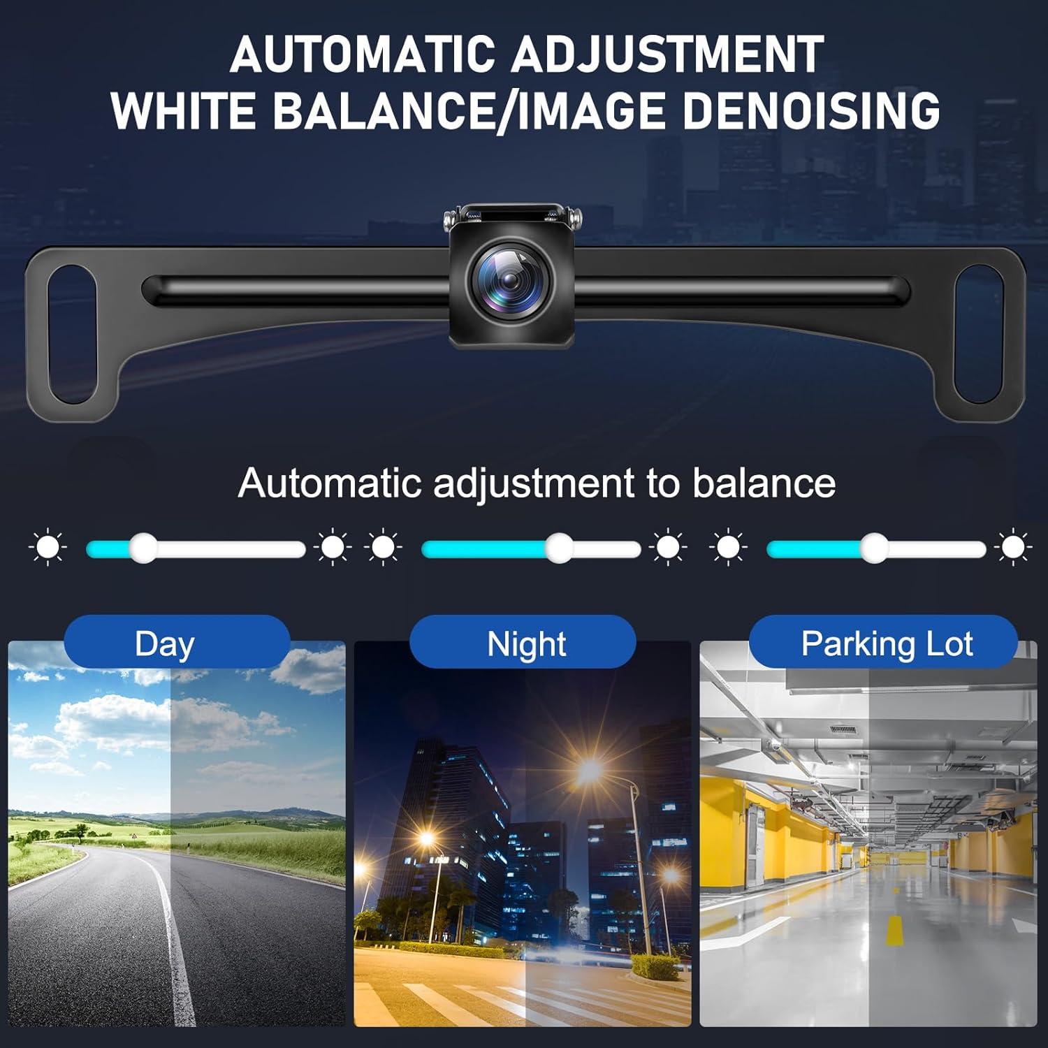 Cámara de Respaldo GLK AHD 1080P Impermeable 170°