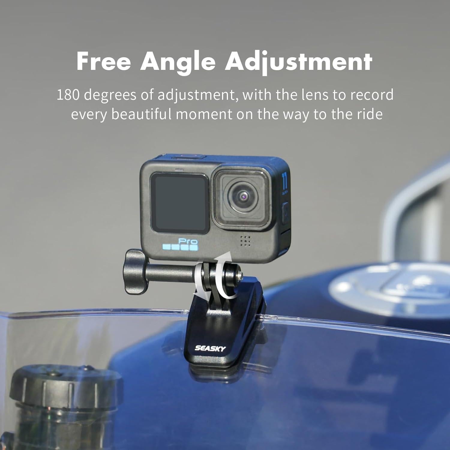 Soporte de Montaje para Parabrisas de Motocicleta SEASKY M1