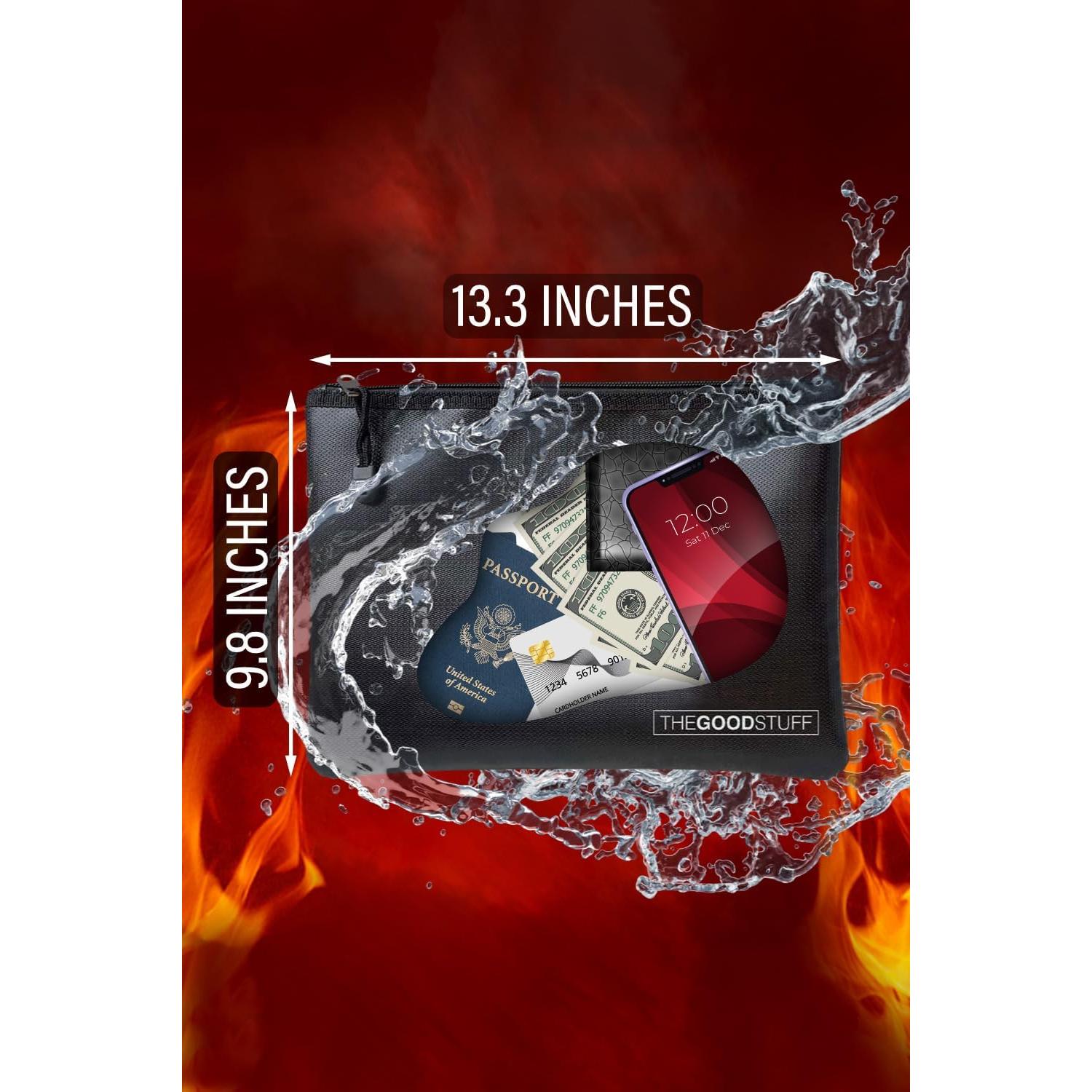 Bolsa a Prueba de Fuego The Good Stuff 25,4x33 cm