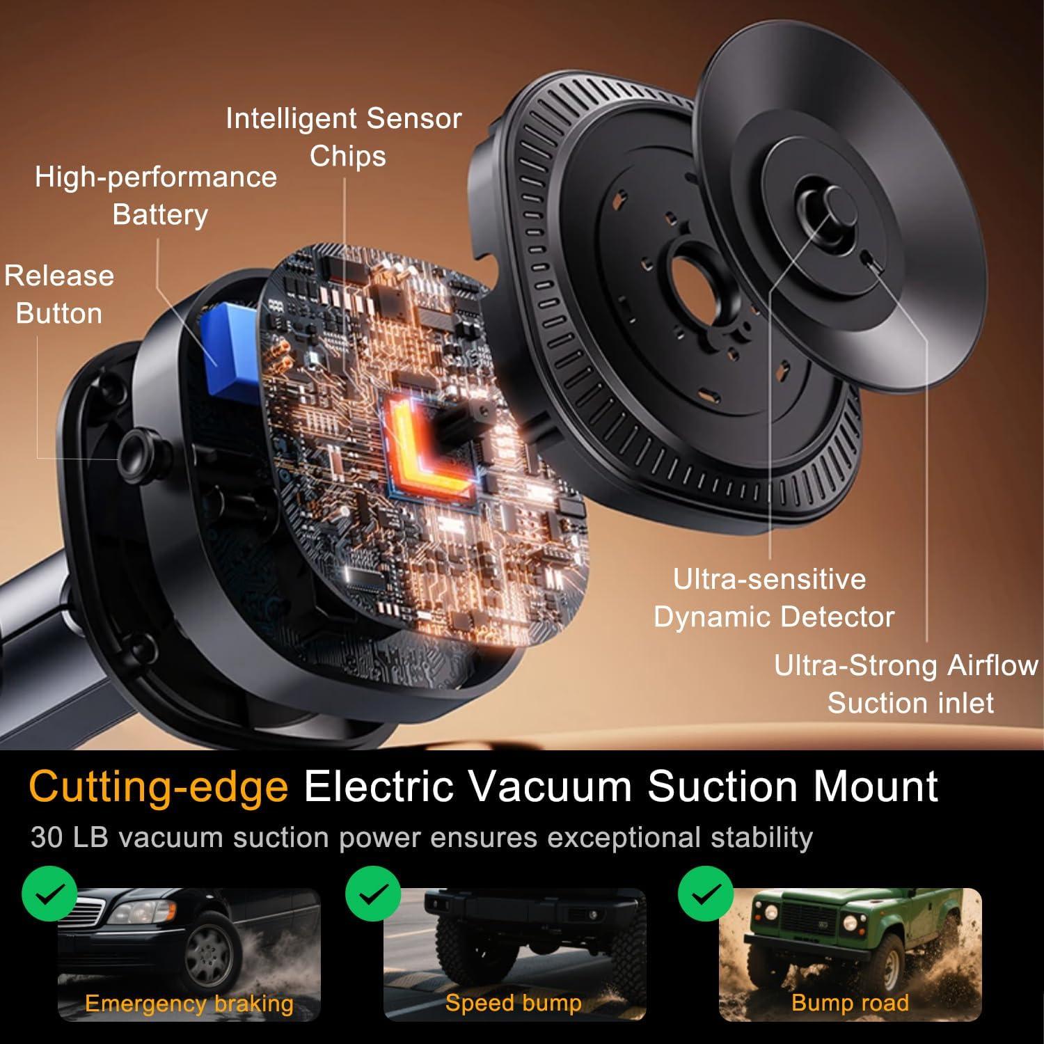 Soporte de Ventosa Jkoailiwi para GoPro y Cámaras de Acción 360°