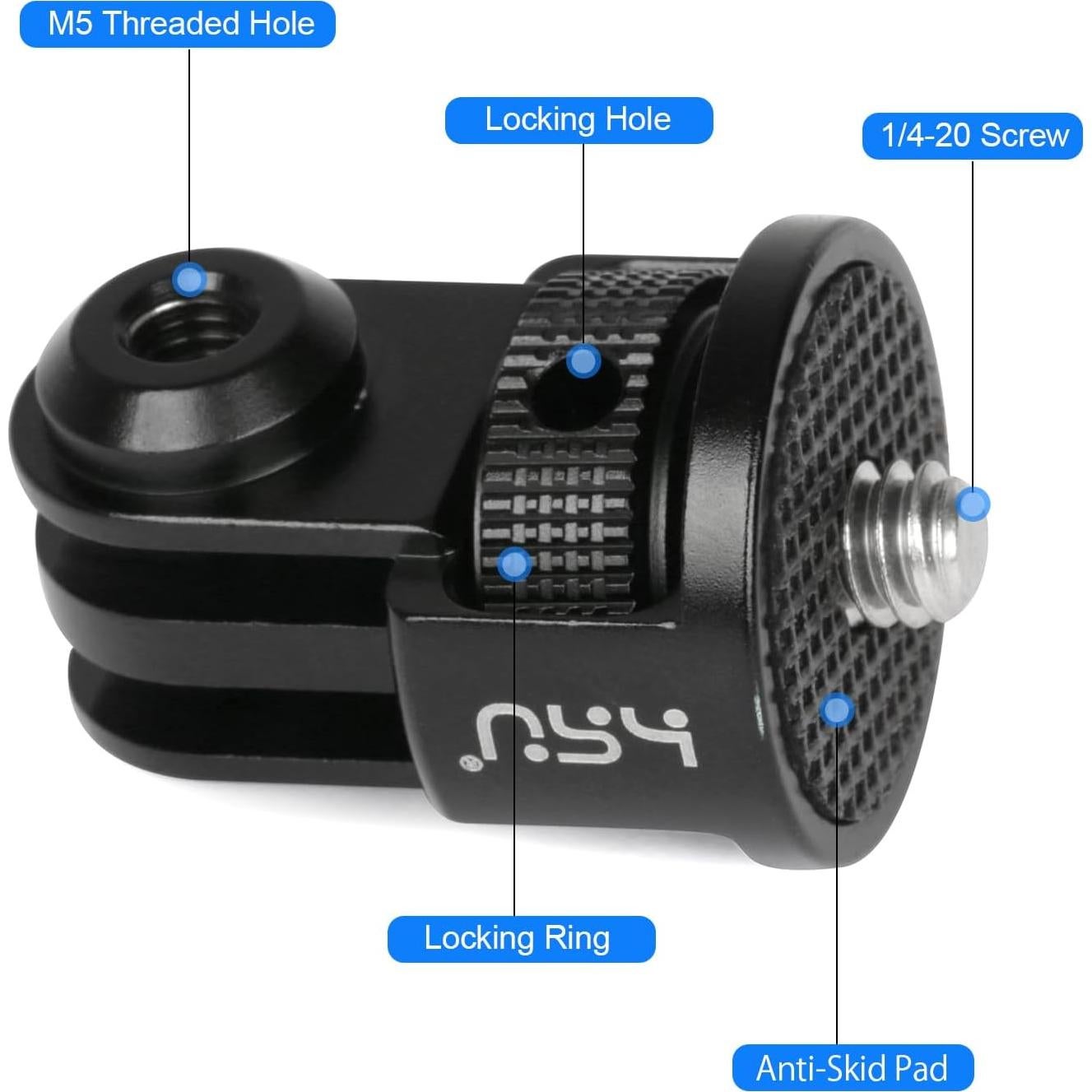 Adaptador de Montaje en Trípode HSU para GoPro e Insta360