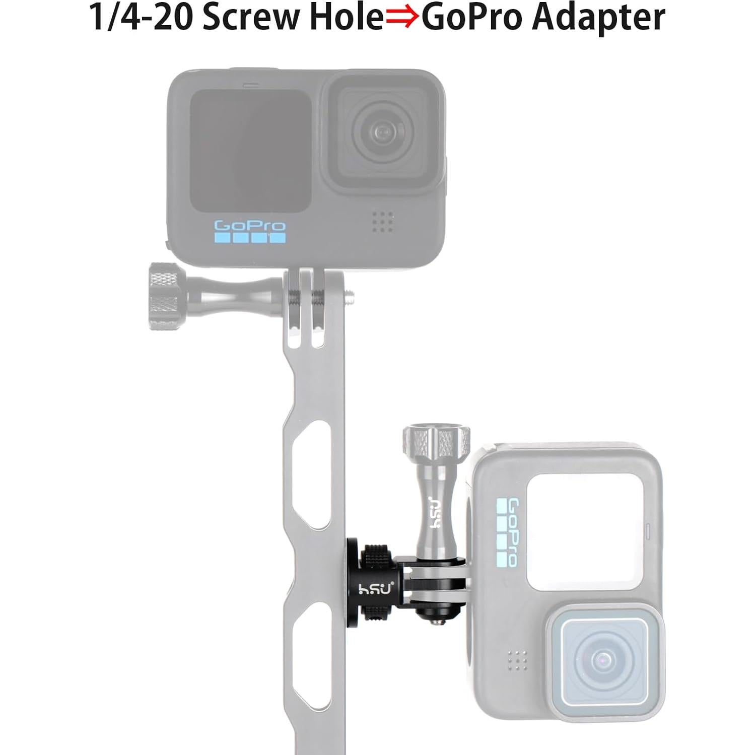 Adaptador de Montaje en Trípode HSU para GoPro e Insta360