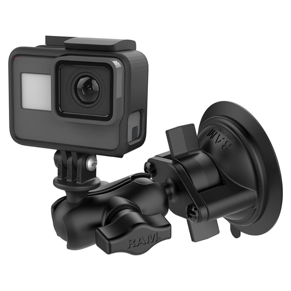 Soporte de Ventosa Twist-Lock RAM Mounts para Cámara de Acción