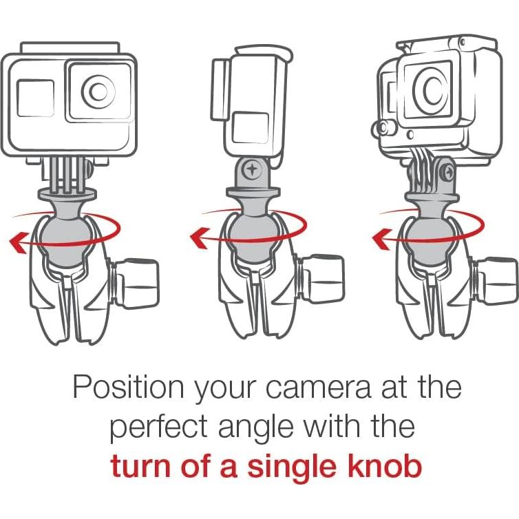 Soporte de Ventosa Twist-Lock RAM Mounts para Cámara de Acción