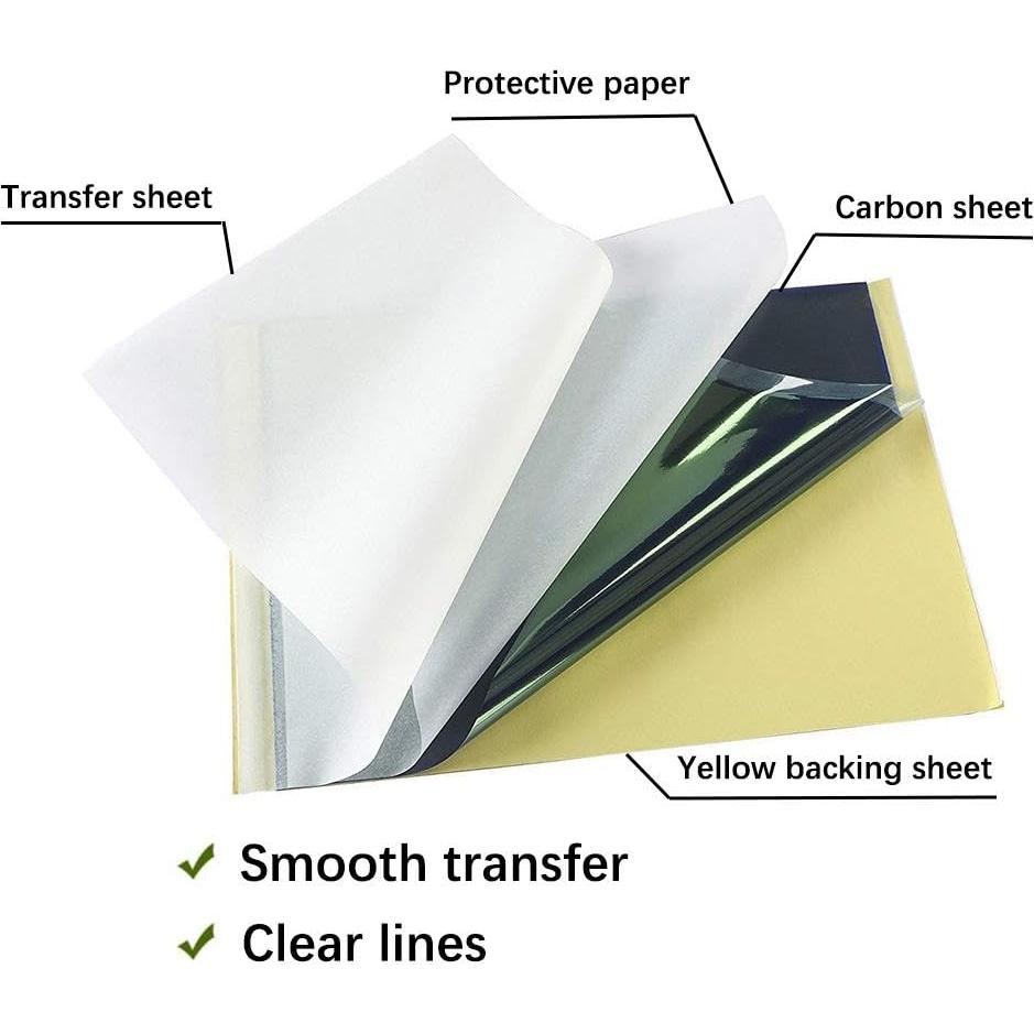 Kit de Práctica de Tatuaje Gakonp 20 Piezas 3mm Piel Falsa