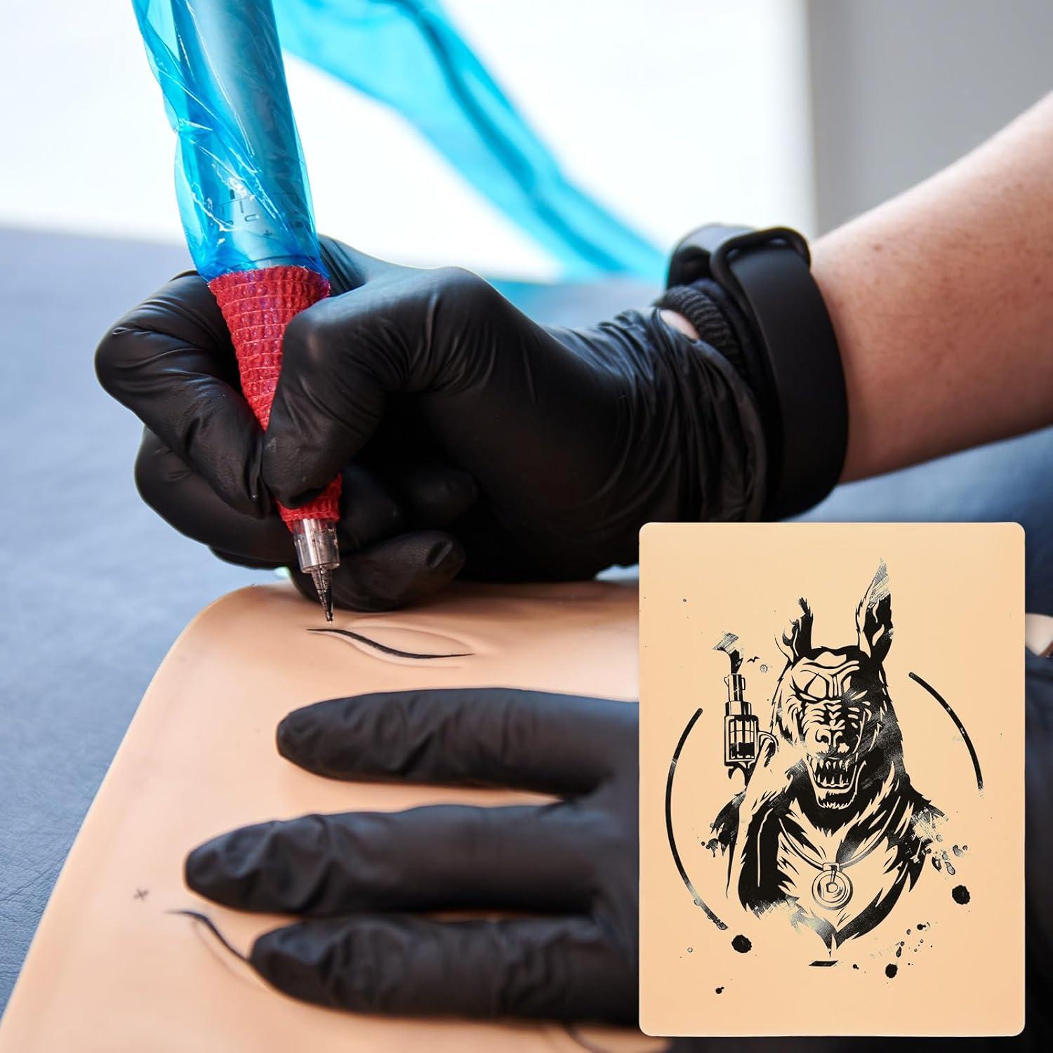 10 Piezas Piel de Tatuaje Falsa SynHHergyx 3mm Doble Cara