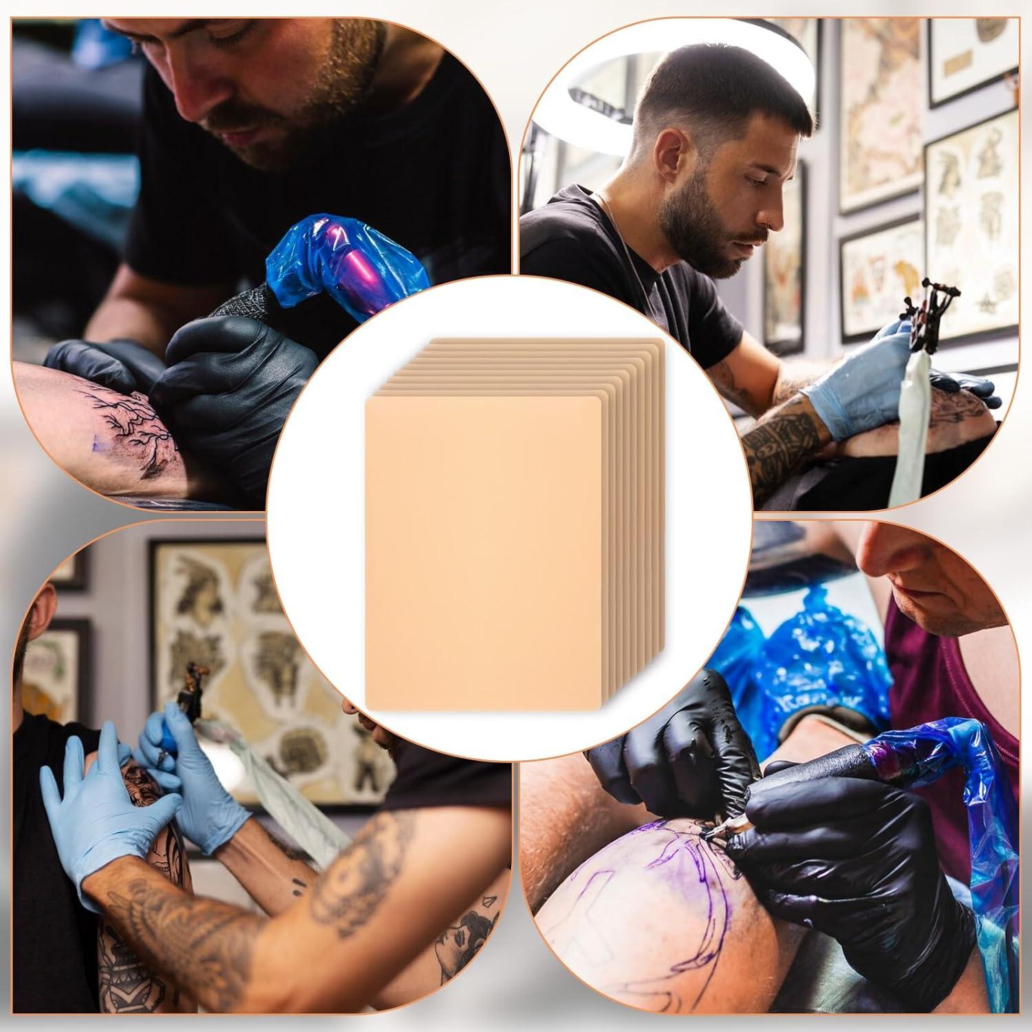 10 Piezas Piel de Tatuaje Falsa SynHHergyx 3mm Doble Cara