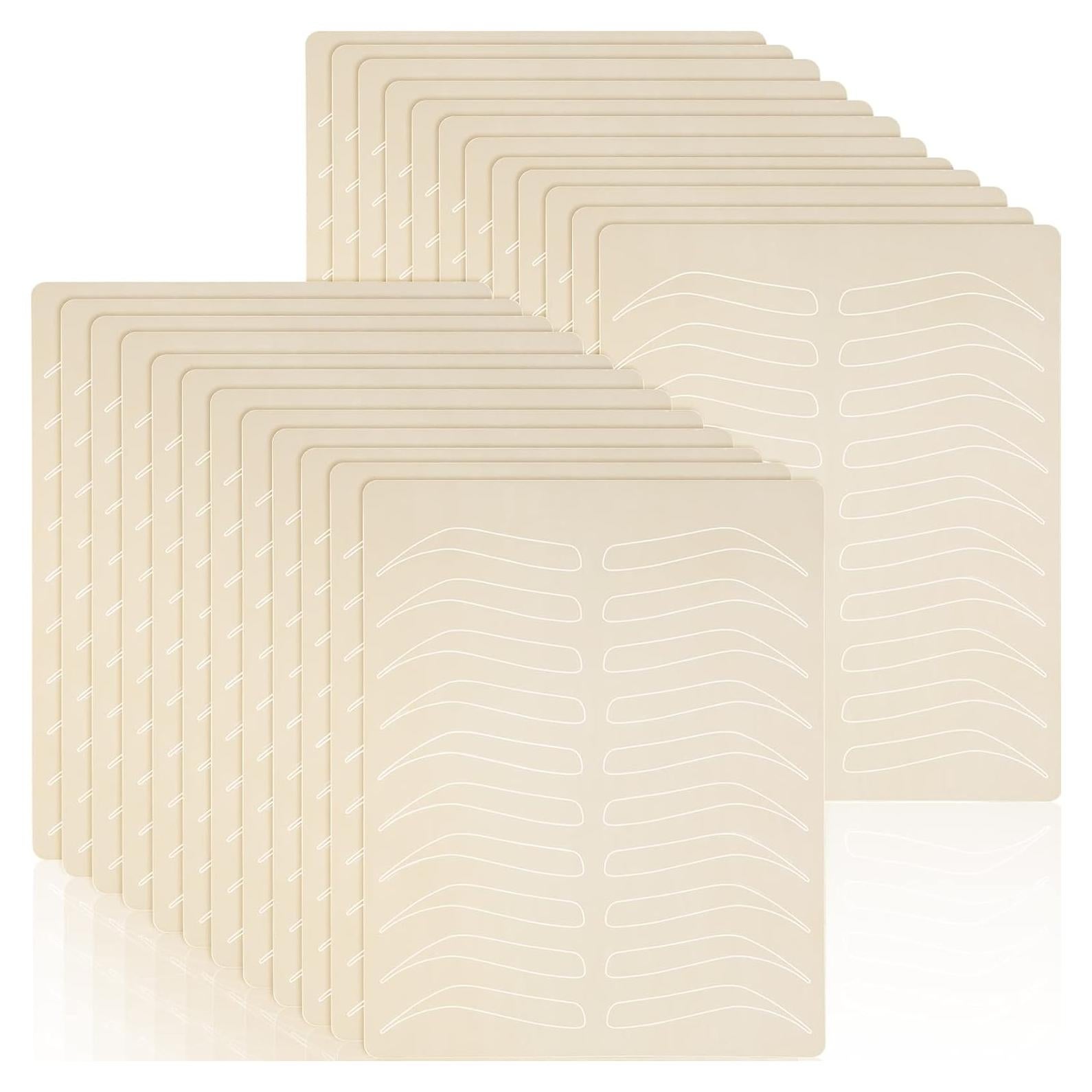 Piel de Práctica para Microblading Leelosp 24 Piezas Silicona