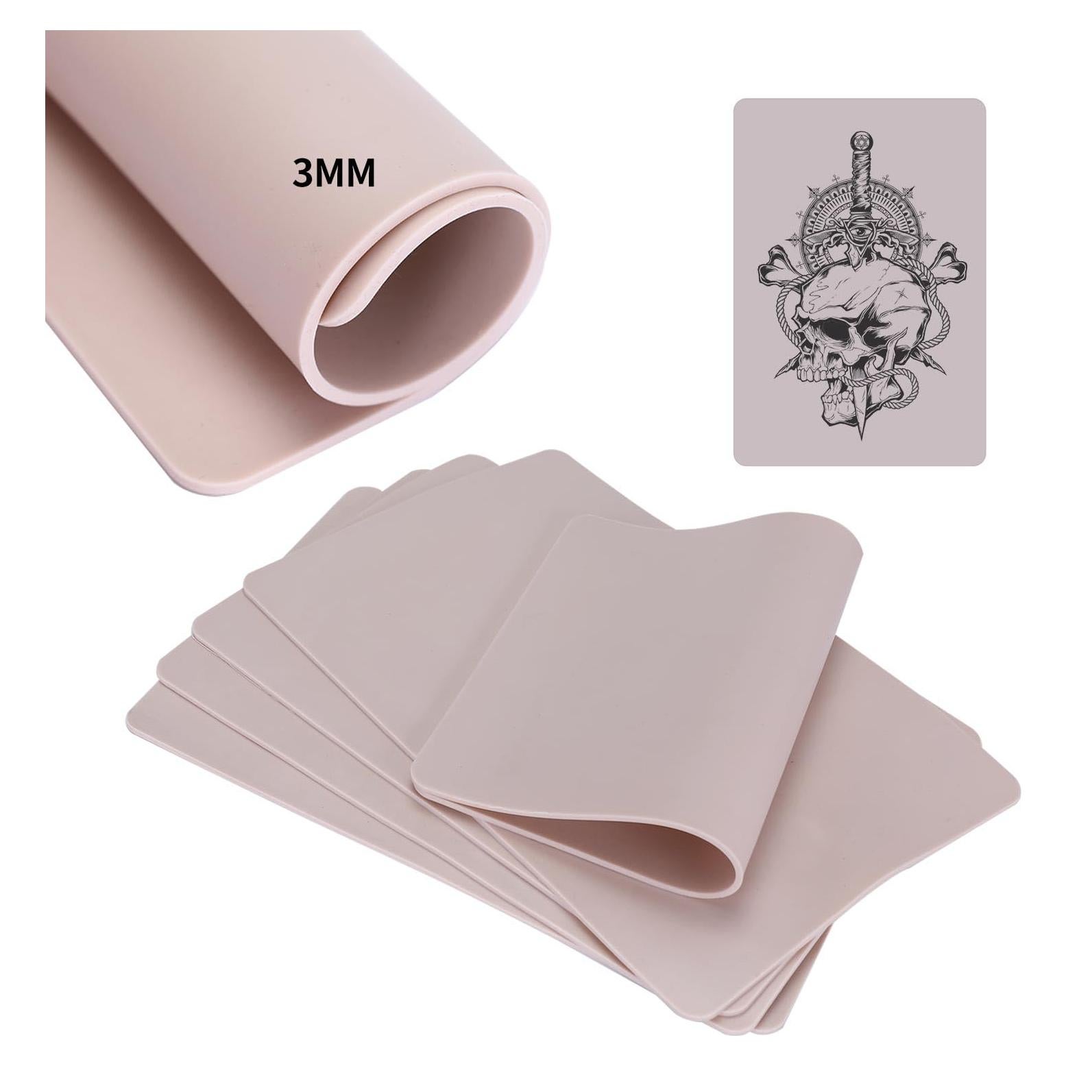 Piel de práctica de tatuaje YTATTOO 20x30cm 5PCS doble cara