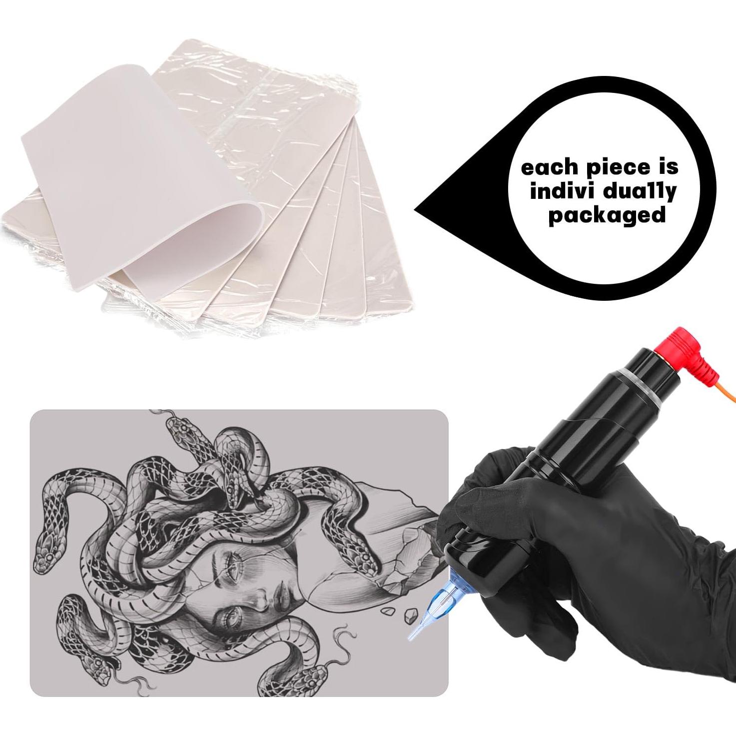 Piel de práctica de tatuaje YTATTOO 20x30cm 5PCS doble cara