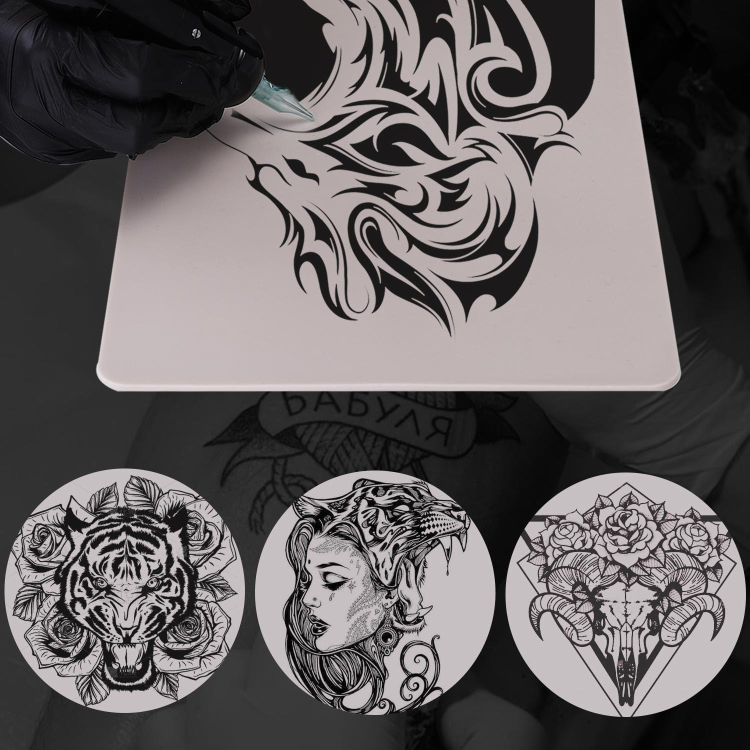 Piel de práctica de tatuaje YTATTOO 20x30cm 5PCS doble cara