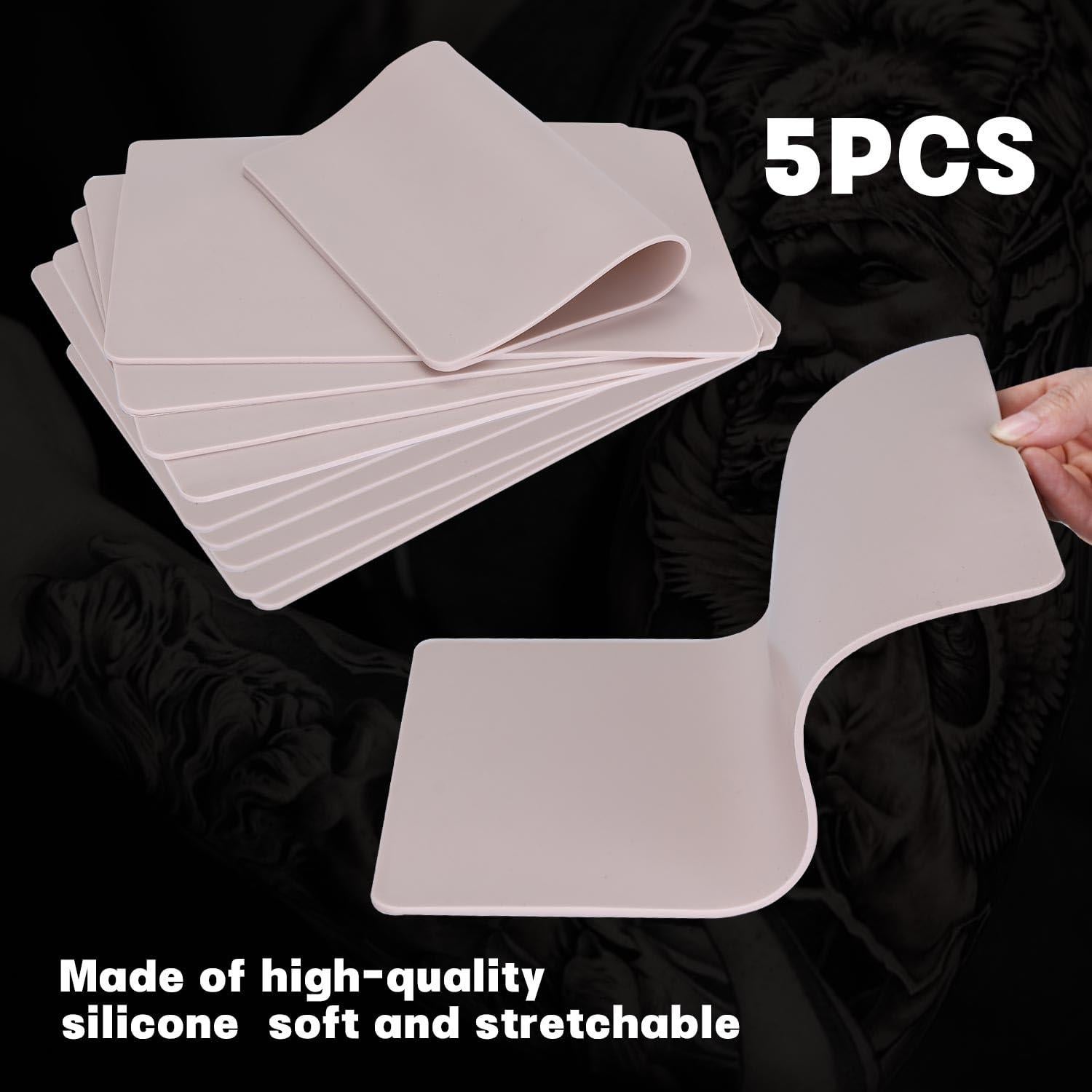 Piel de práctica de tatuaje YTATTOO 20x30cm 5PCS doble cara