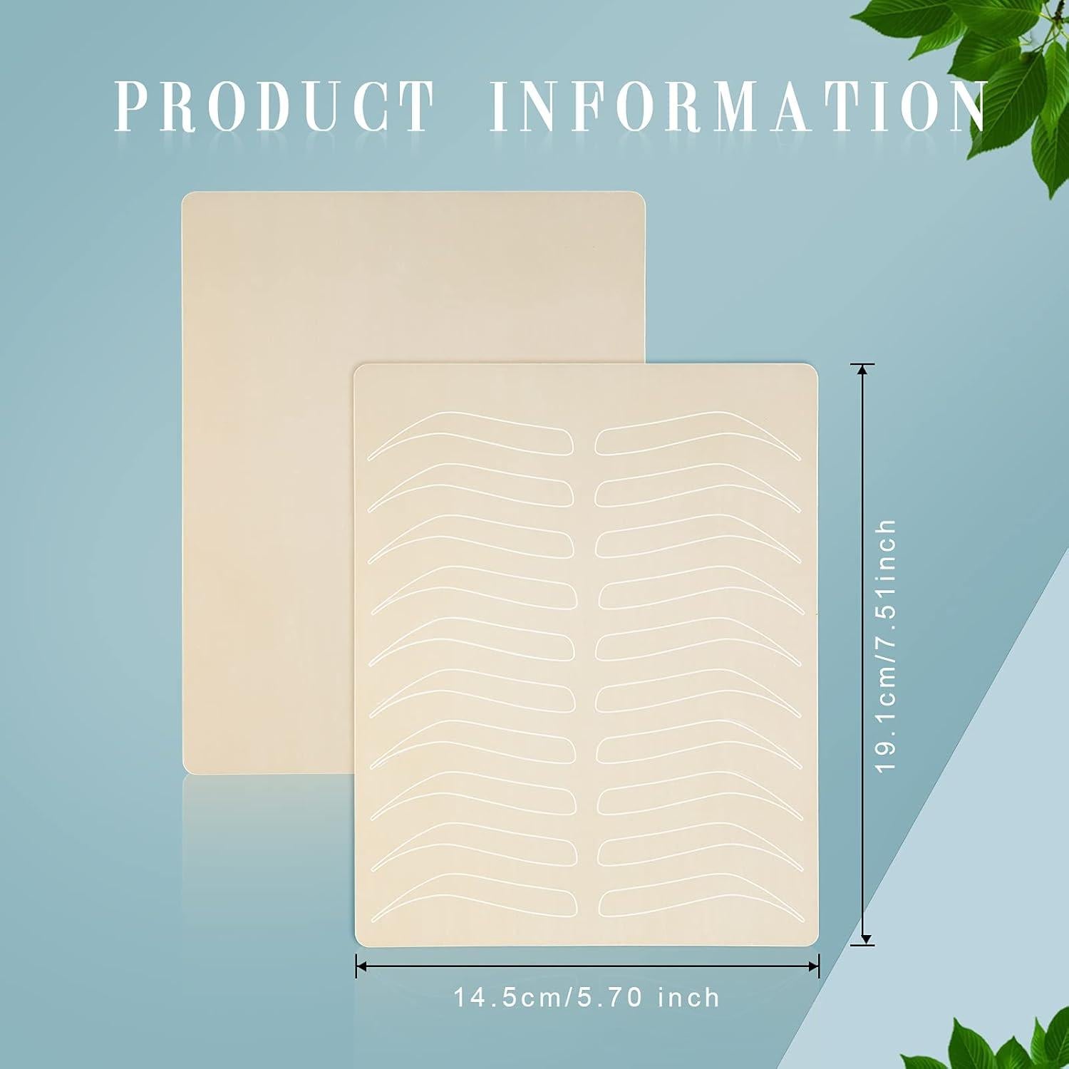 Kit de Práctica Microblading Maitys 16 Piezas Silicona 19x14cm