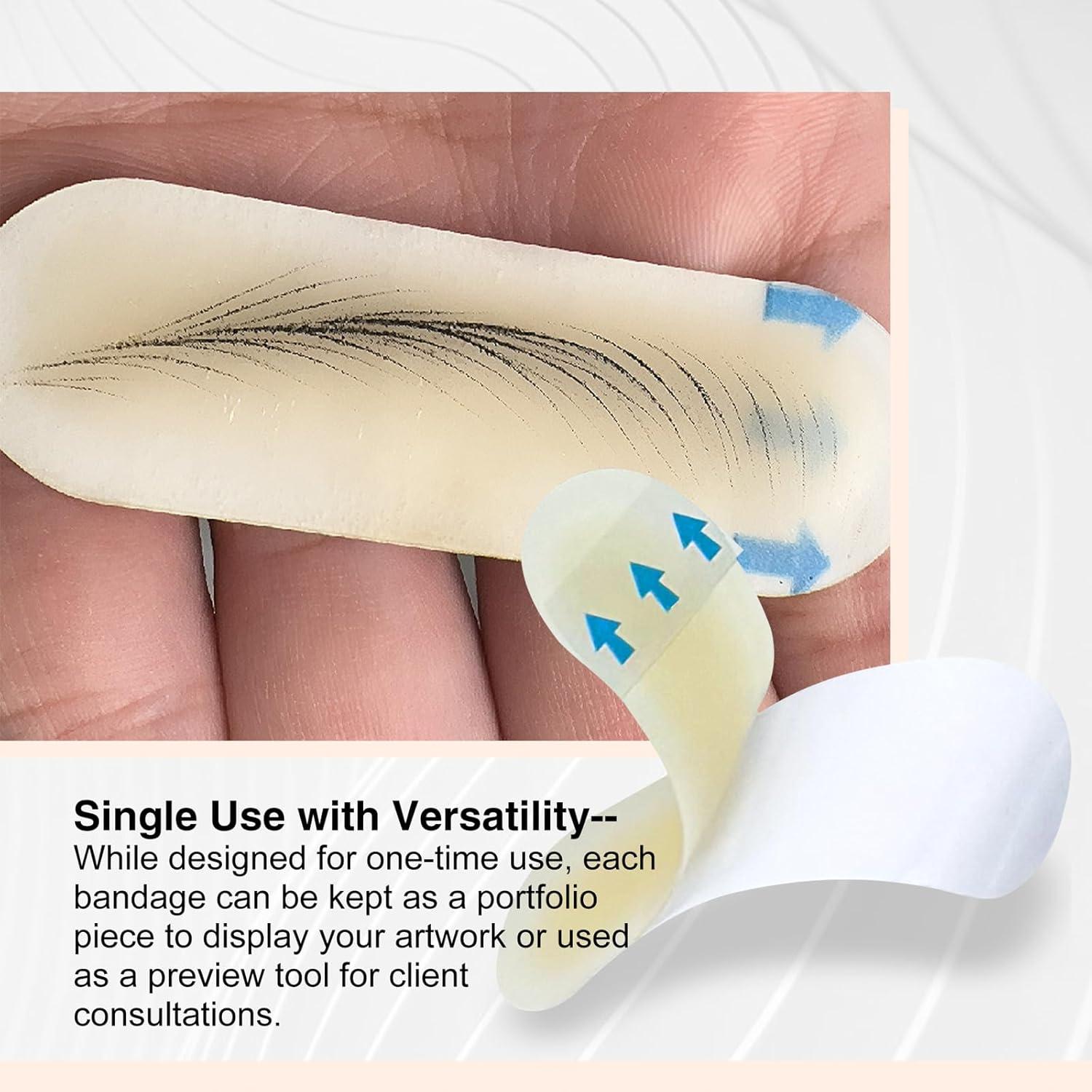 Banda de Práctica PMUBEAUTY para Tatuaje de Ceja - 20 Piezas