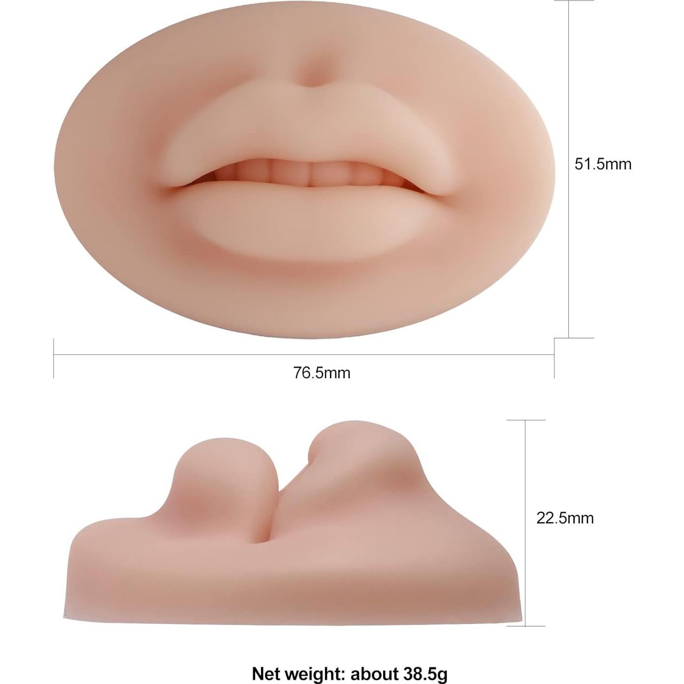 Piel de Práctica de Labios 3D Charme Princesse TA536 - Silicona