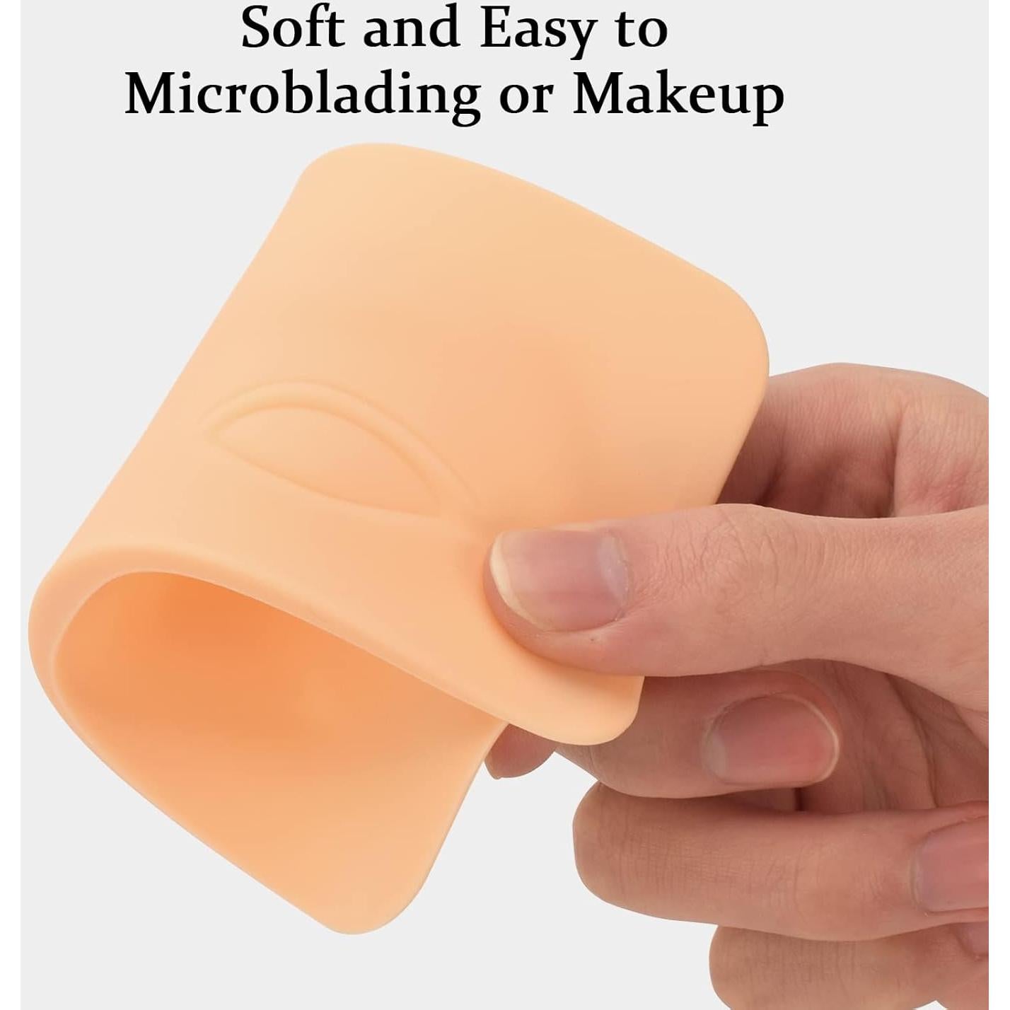 Piel de Práctica para Tatuaje ATOMUS 8 Piezas Silicona 3D