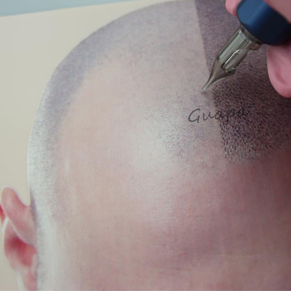 Piel de Práctica Micropigmentación Cuero Cabelludo MARLLOGIVA