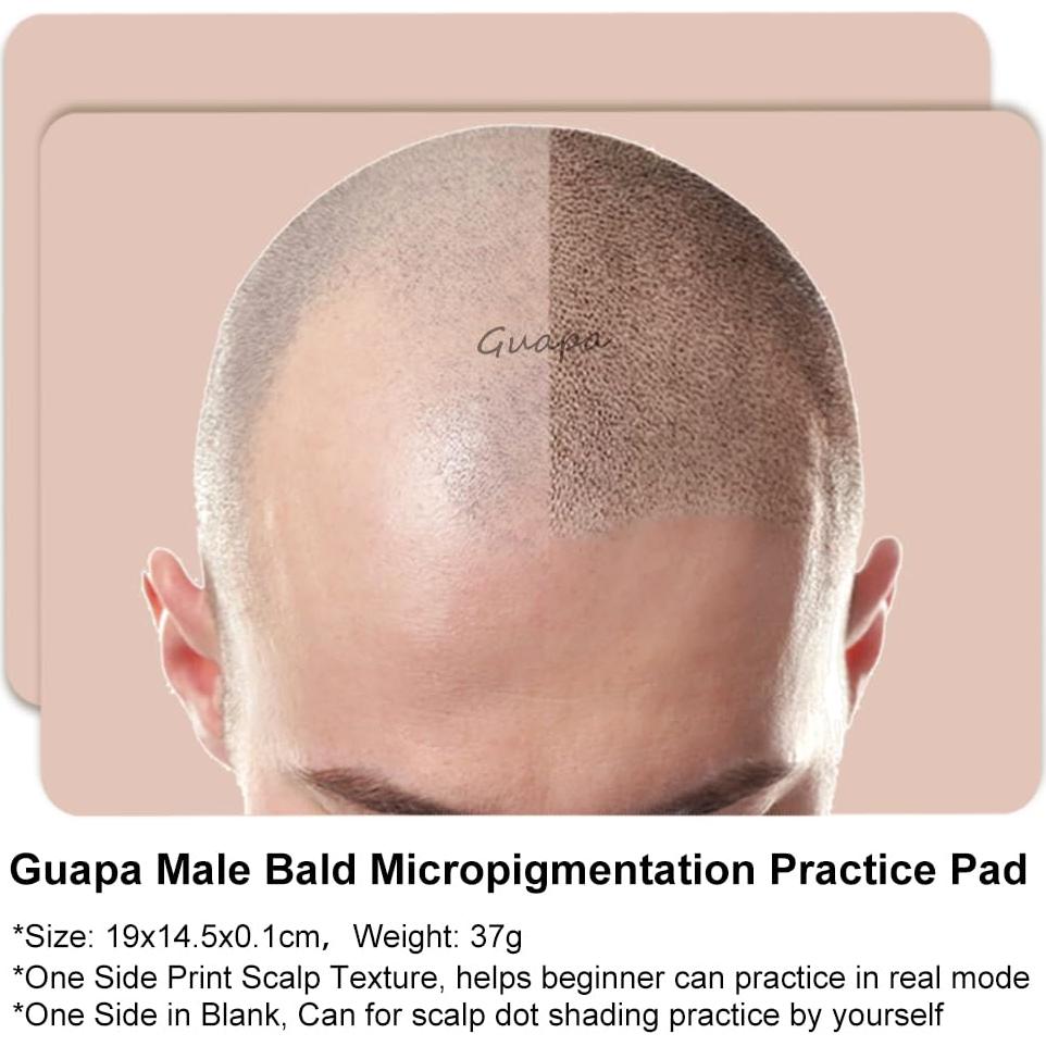 Piel de Práctica Micropigmentación Cuero Cabelludo MARLLOGIVA